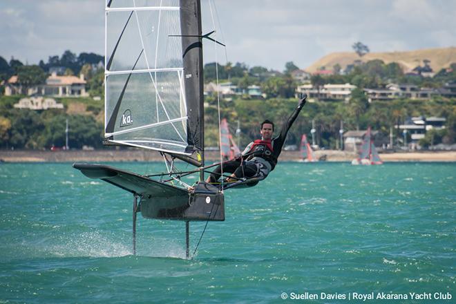 Brad Marsh - 2017 Moth New Zealand Championship © Suellen Davies-Royal Akarana YC